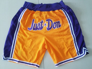 Lakers Purple Just Don Mesh Shorts - Zenithce