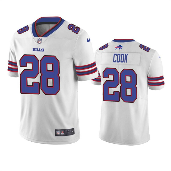 Buffalo Bills #28 James Cook White Vapor Untouchable Limited Stitched Jersey - Zenithce