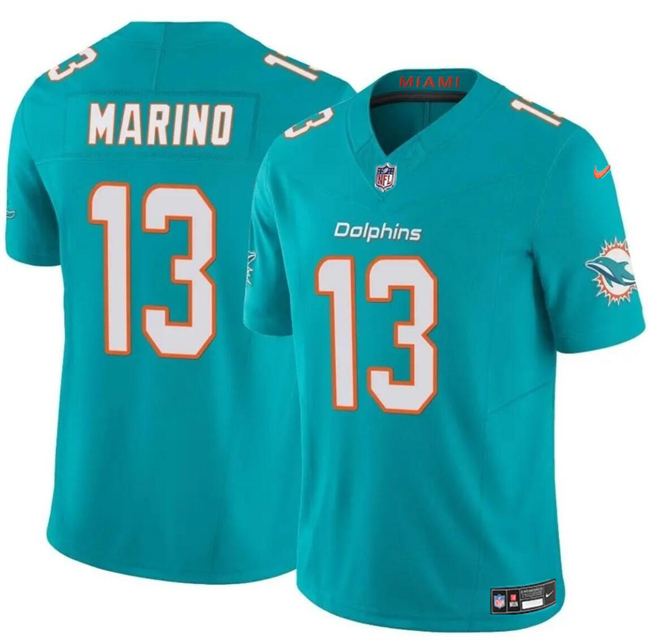Miami Dolphins #13 Dan Marino Aqua 2023 F.U.S.E Vapor Limited Stitched Jersey - Zenithce