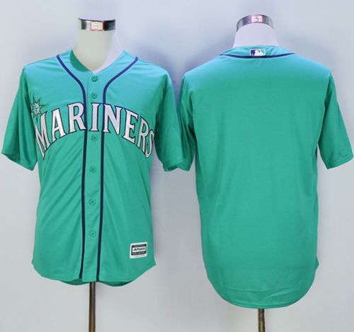 Mariners Blank Green New Cool Base Stitched Jersey - Zenithce