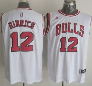 Chicago Bulls #12 Kirk Hinrich Revolution 30 Swingman 2014 New White Jersey - Zenithce