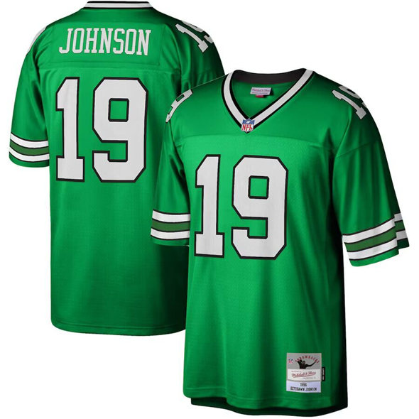 New York Jets #19 Keyshawn Johnson Green Mitchell Ness Stitched Jersey - Zenithce