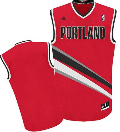Portland Trail Blazers Blank Red Swingman Jersey - Zenithce