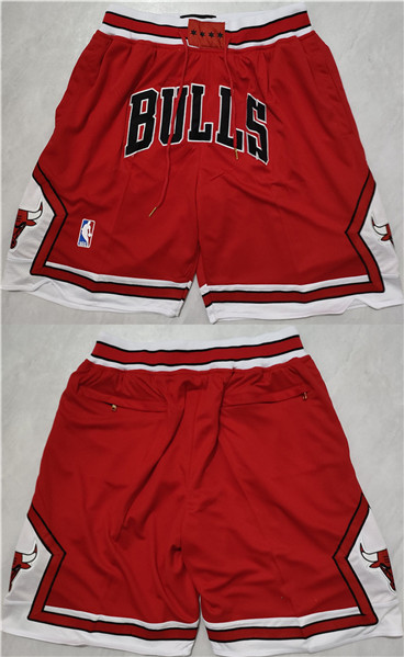 Chicago Bulls Red Shorts (Run Small) - Zenithce