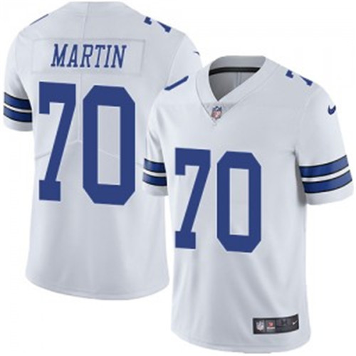 Dallas Cowboys #70 Zack Martin White Vapor Untouchable Limited Stitched Jersey - Zenithce