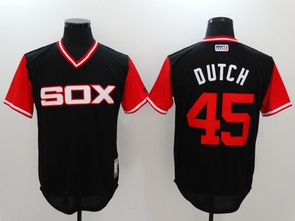 Chicago White Sox #45 Michael Jordan Black Cool Base Stitched Jersey - Zenithce