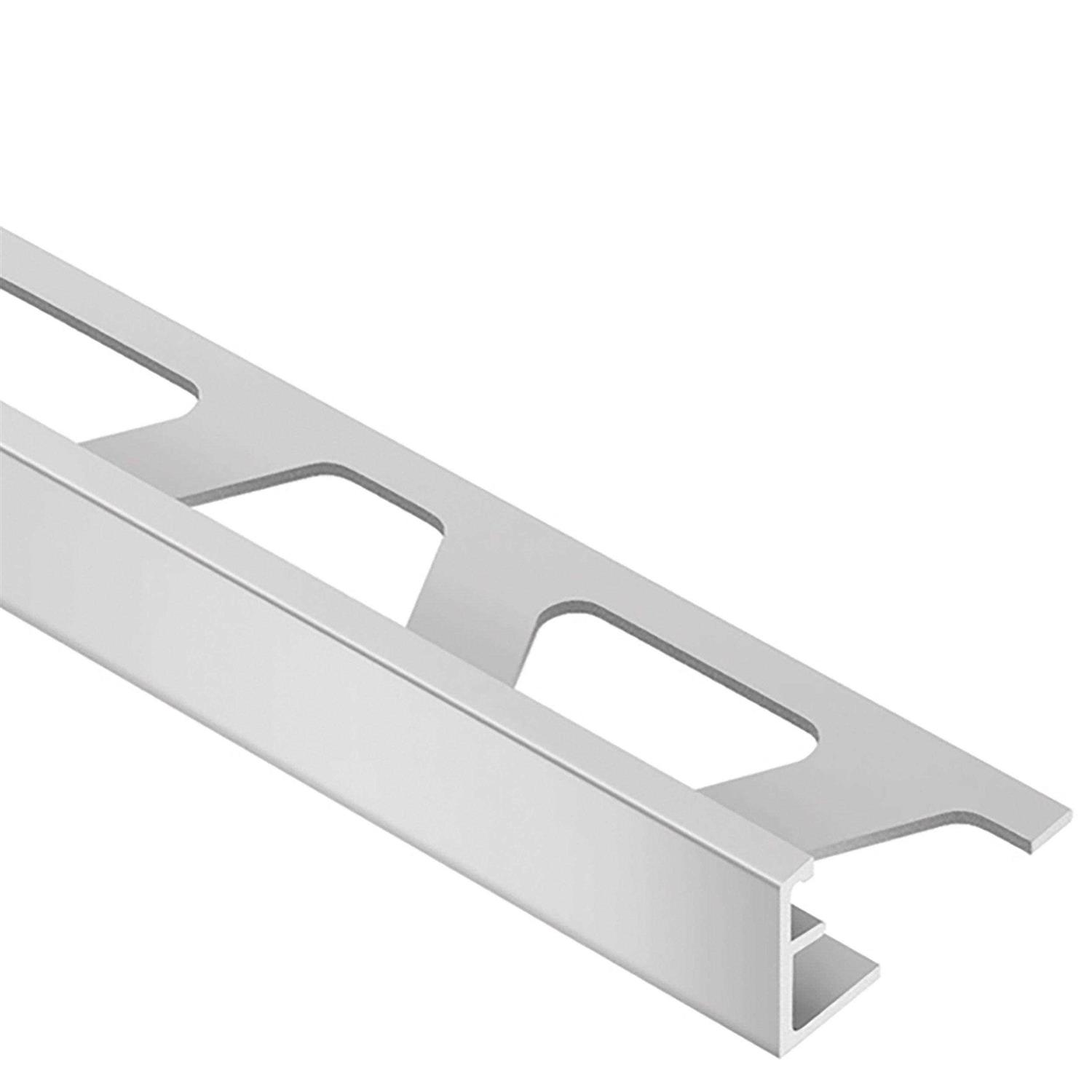 Schluter Systems Schiene 0.25-in W x 98.5-in L Bright Black Anodized Aluminum L-angle Tile Edge Trim A60AGSG - Zenithce