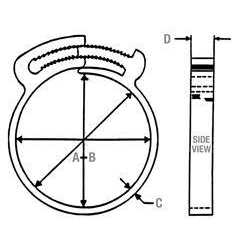 Heavy Duty Double Gripping Nylon Plastic Hose Clamps - Zenithce