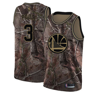 Warriors #3 Jordan Poole Camo Swingman Realtree Collection Jersey - Zenithce