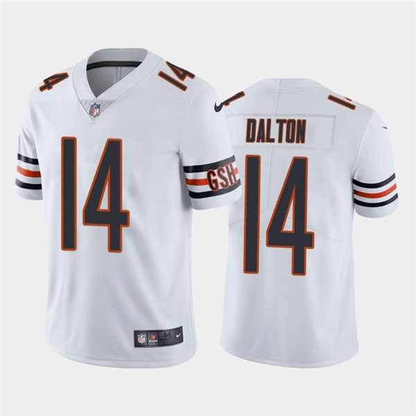 Chicago Bears #14 Andy Dalton White Vapor Untouchable Limited Stitched Jersey - Zenithce