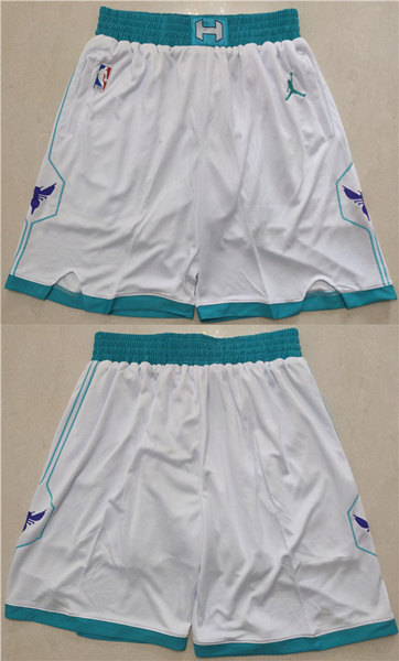 Charlotte Hornets White Mitchell & Ness Shorts (Run Small) - Zenithce