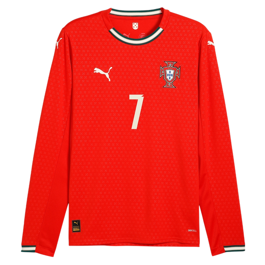 Portugal Soccer jersey Home Long Sleeve Ronaldo Edition 2025/26 - Zenithce