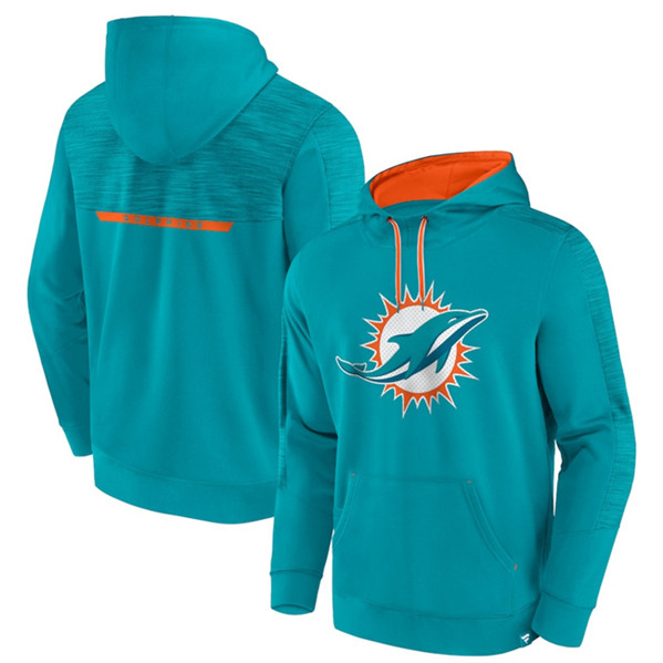 Miami Dolphins Aqua Defender Evo Pullover Hoodie - Zenithce