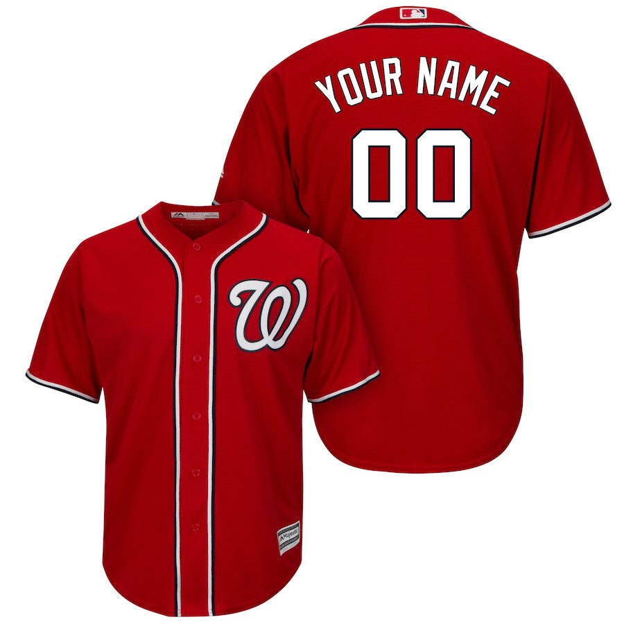 Washington Nationals 2020 Red Customized Stitched MLB Jersey - Zenithce
