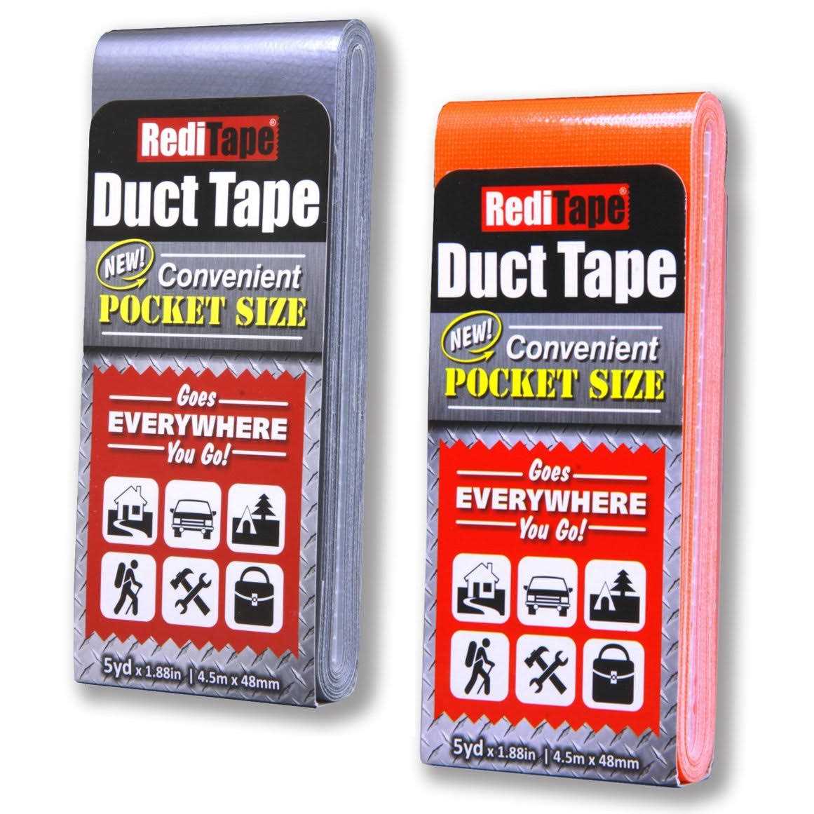 Reditape Travel Size Pocket Duct Tape 2-Pack - Zenithce