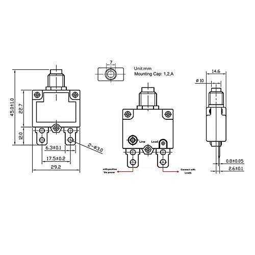 Fuzbaxy 5pcs Circuit Breakers with Manual Reset - Zenithce