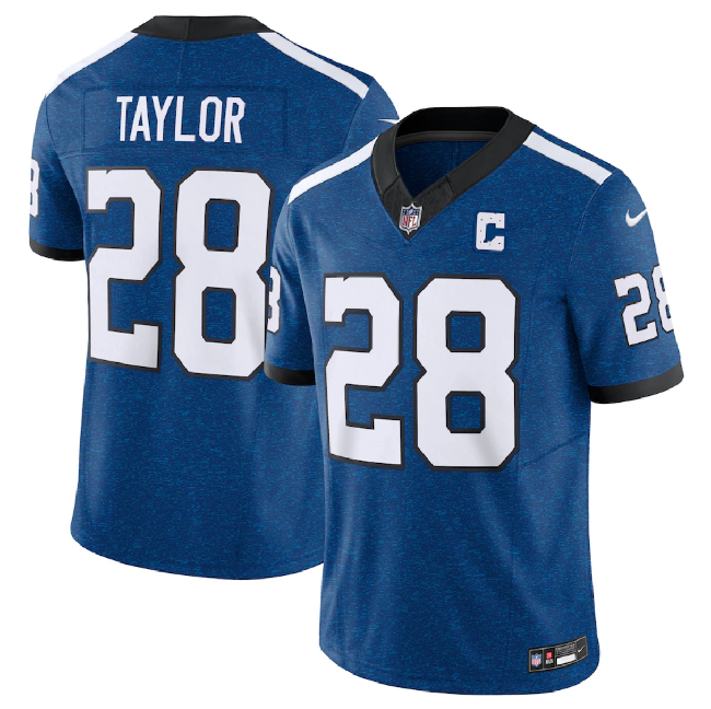 Indianapolis Colts #28 Jonathan Taylor Royal 2023 F.U.S.E. Indiana Nights Limited Stitched Jersey - Zenithce