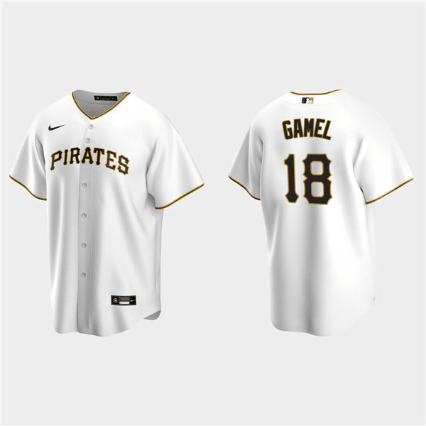 Pittsburgh Pirates #18 Ben Gamel White Cool Base Stitched Jersey - Zenithce