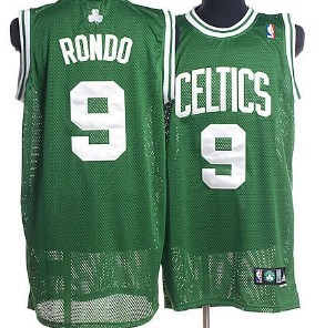 Boston Celtics #9 Rajon Rondo Green Swingman Jersey - Zenithce