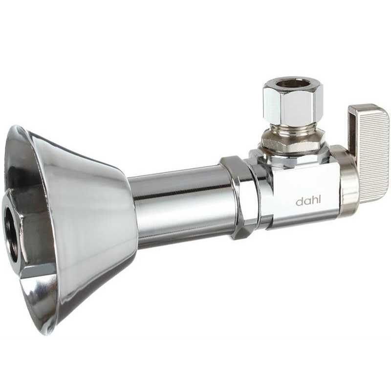 Dahl Angle Stop 5/8 OD x 3/8 OD - Zenithce
