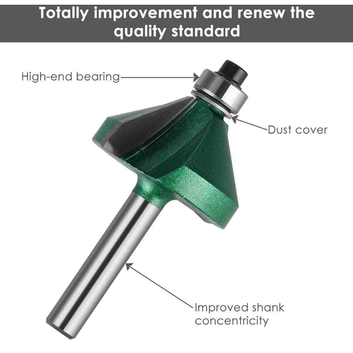 KOWOOD Forstner Bit Set Wood Drilling w/Carbide Tipped - Zenithce