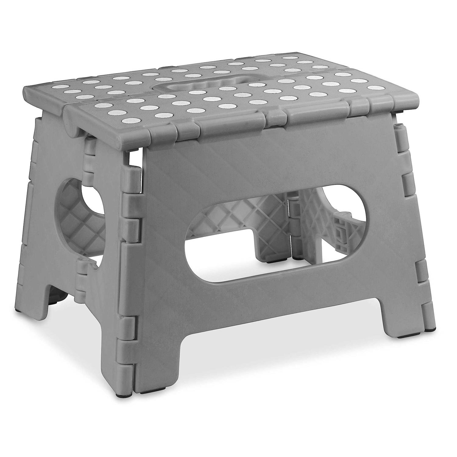 Folding Step Stool The Lightweight Step Stool Is Sturdy Enough to Support - Zenithce