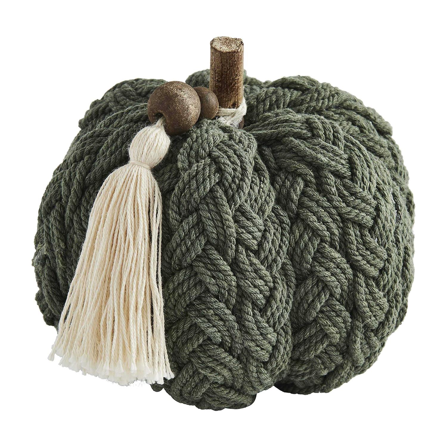 Mud Pie Braided Rope Pumpkin - Zenithce