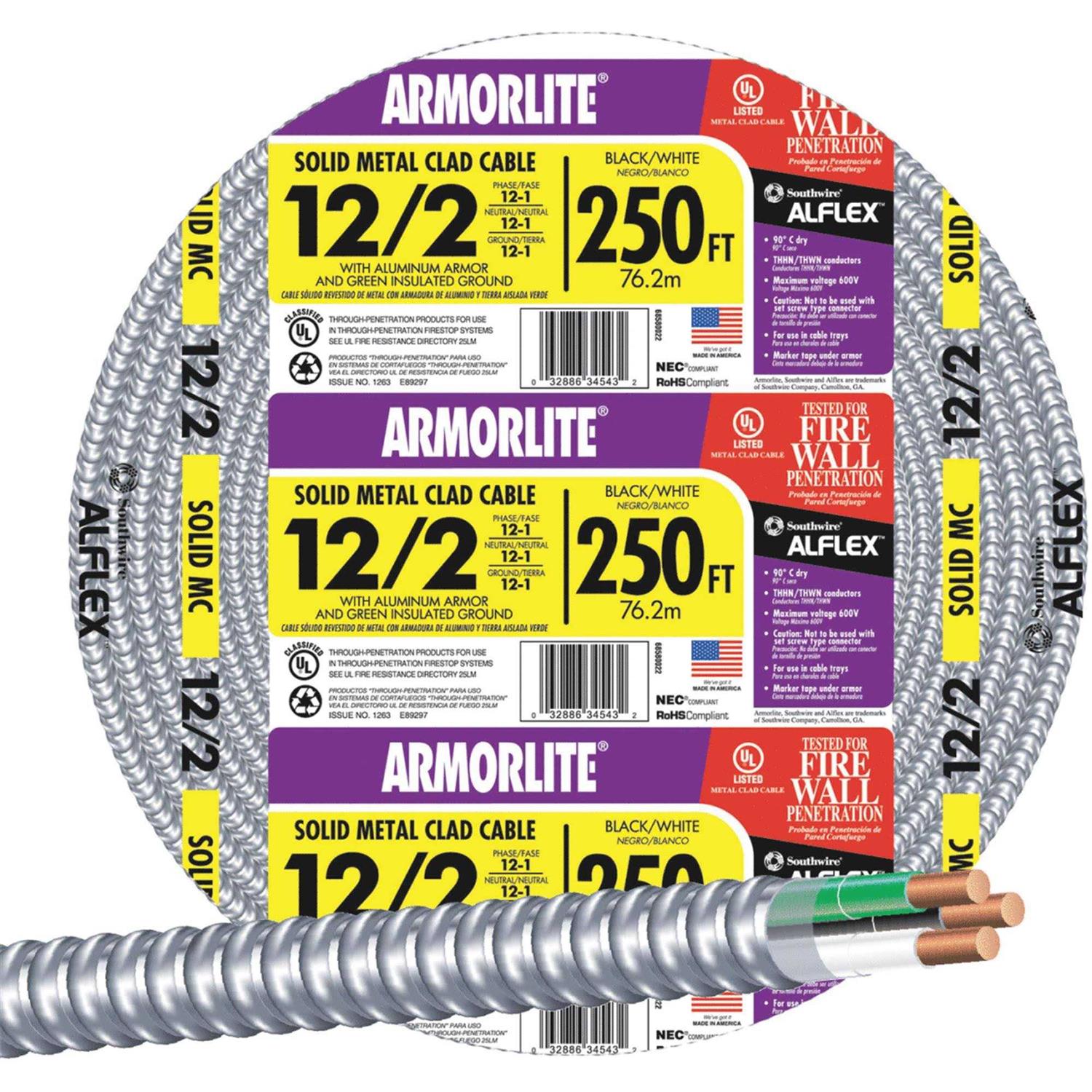 Southwire 68579223 MC Cable - Zenithce
