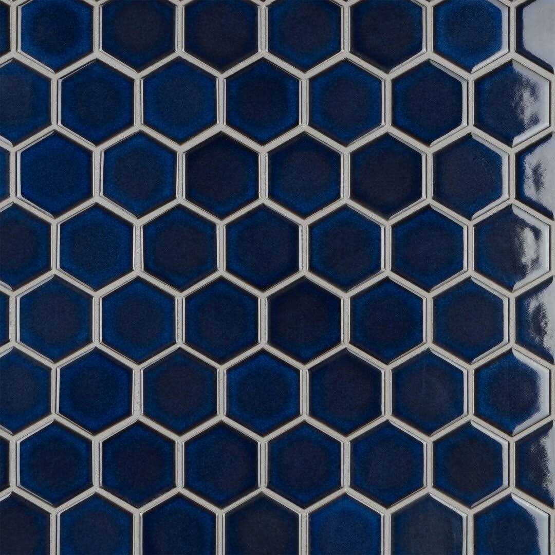 Merola Tile Hex Porcelain Mosaic - Zenithce