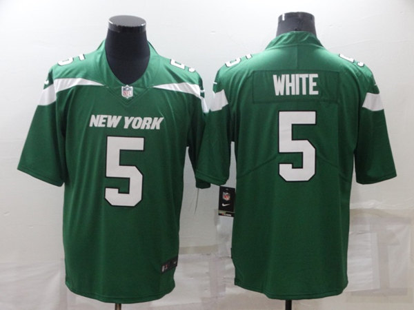 New York Jets #5 Mike White Green Vapor Untouchable Limited Stitched Jersey - Zenithce