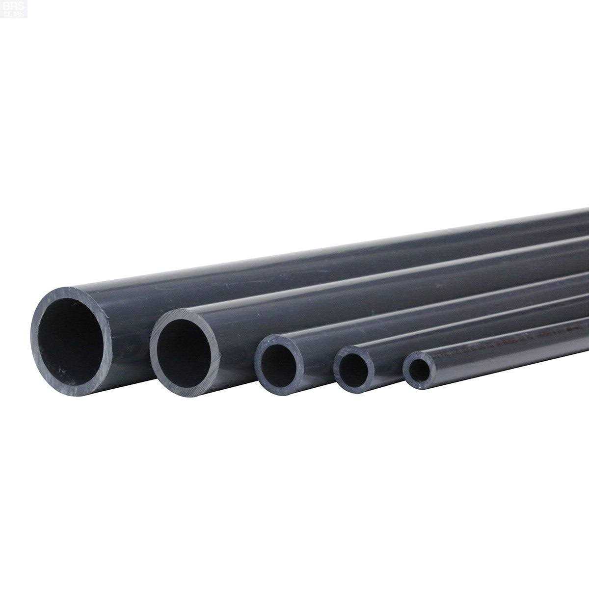 PVC Pipe Schedule 80 Industrial Grade Grey Grey/PVC - Zenithce