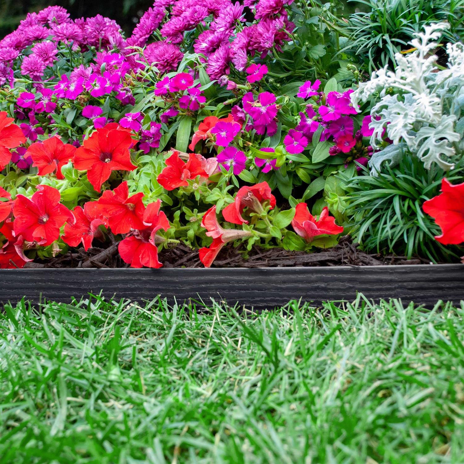 EasyFlex Plastic No-Dig Landscape Edging Kit - Zenithce