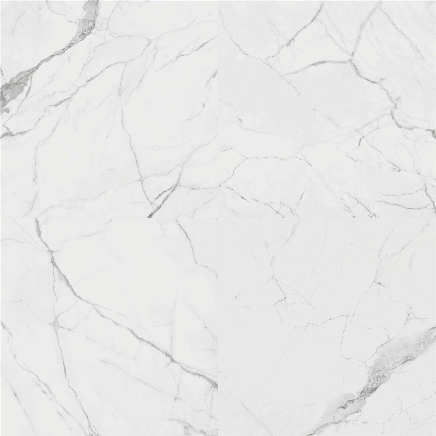 Satori 32 x 32 Polished Porcelain Marble Look Floor & Wall Tile 1001 - Zenithce