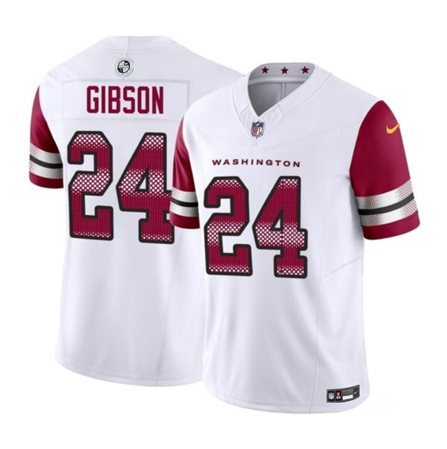 Washington Commanders #24 Antonio Gibson White 2023 F.U.S.E. Vapor Limited Stitched Jersey - Zenithce