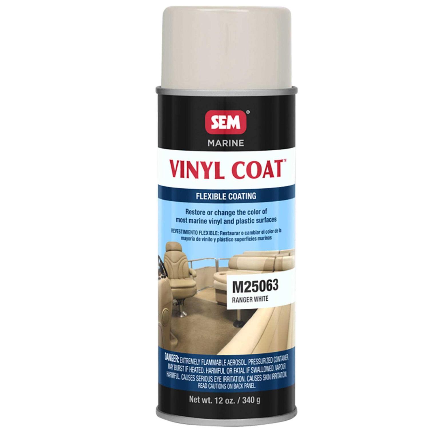 SEM Vinyl Coat Carver White M25083 - Zenithce