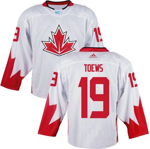 Team CA. #19 Jonathan Toews White 2016 World Cup Stitched Jersey - Zenithce