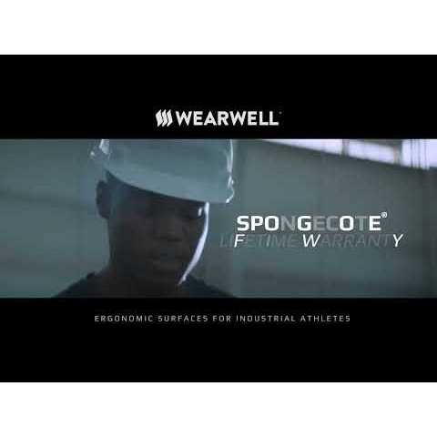 Wearwell Diamond-Plate SpongeCote Mat - Zenithce