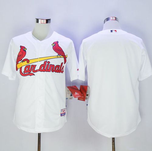 Cardinals Blank White Cool Base Stitched Jersey - Zenithce