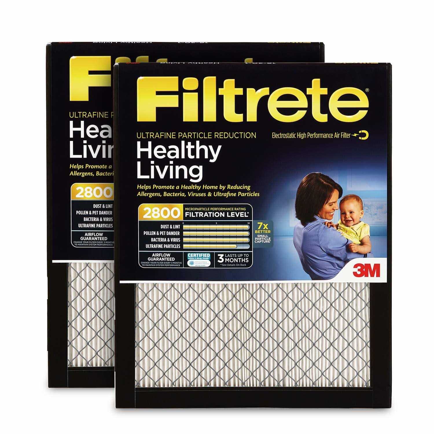 Filtrete Ultrafine Particle Reduction AC Furnace Air Filter MPR 2800 - Zenithce