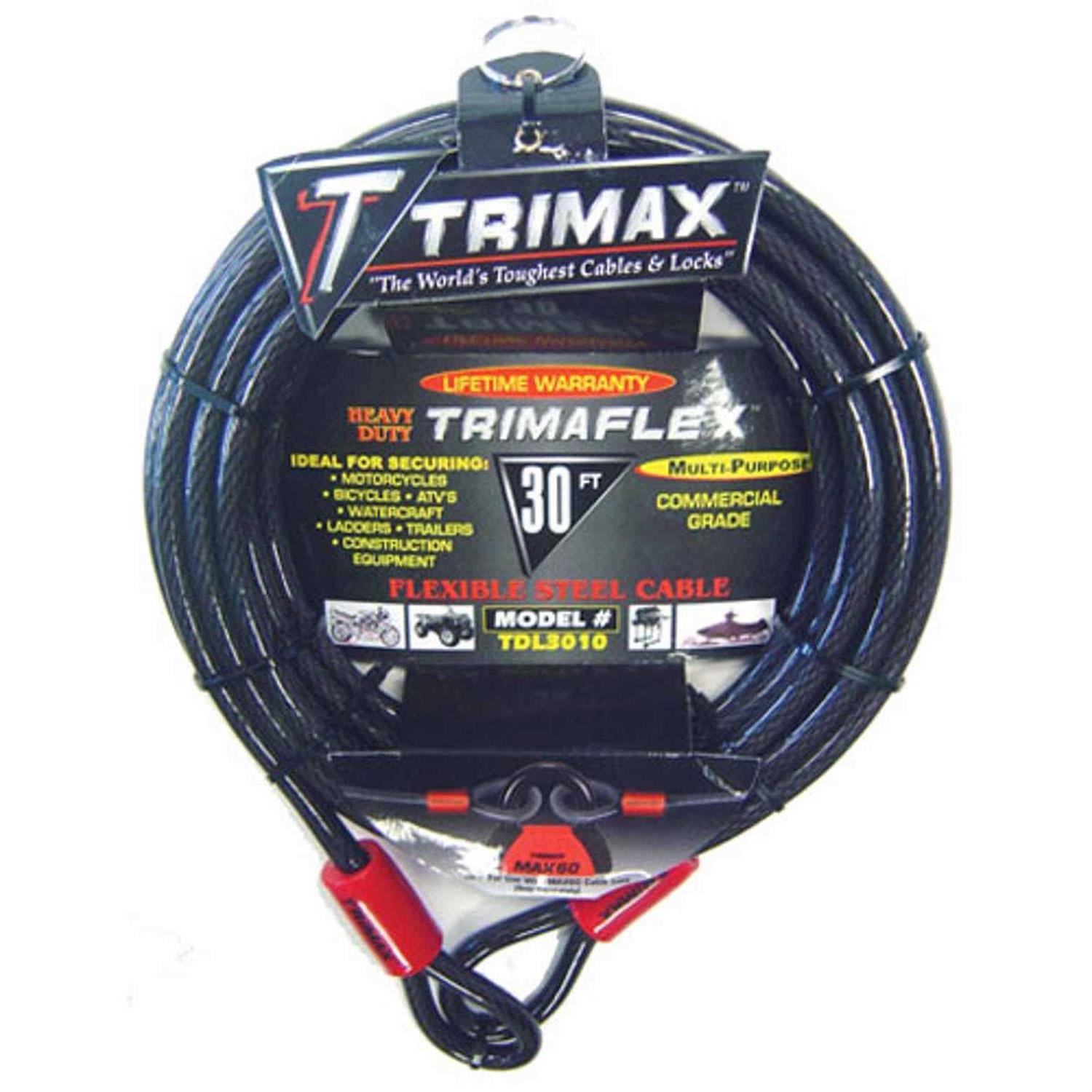 Trimax Spare Tire Cable Lock ST30 - Zenithce