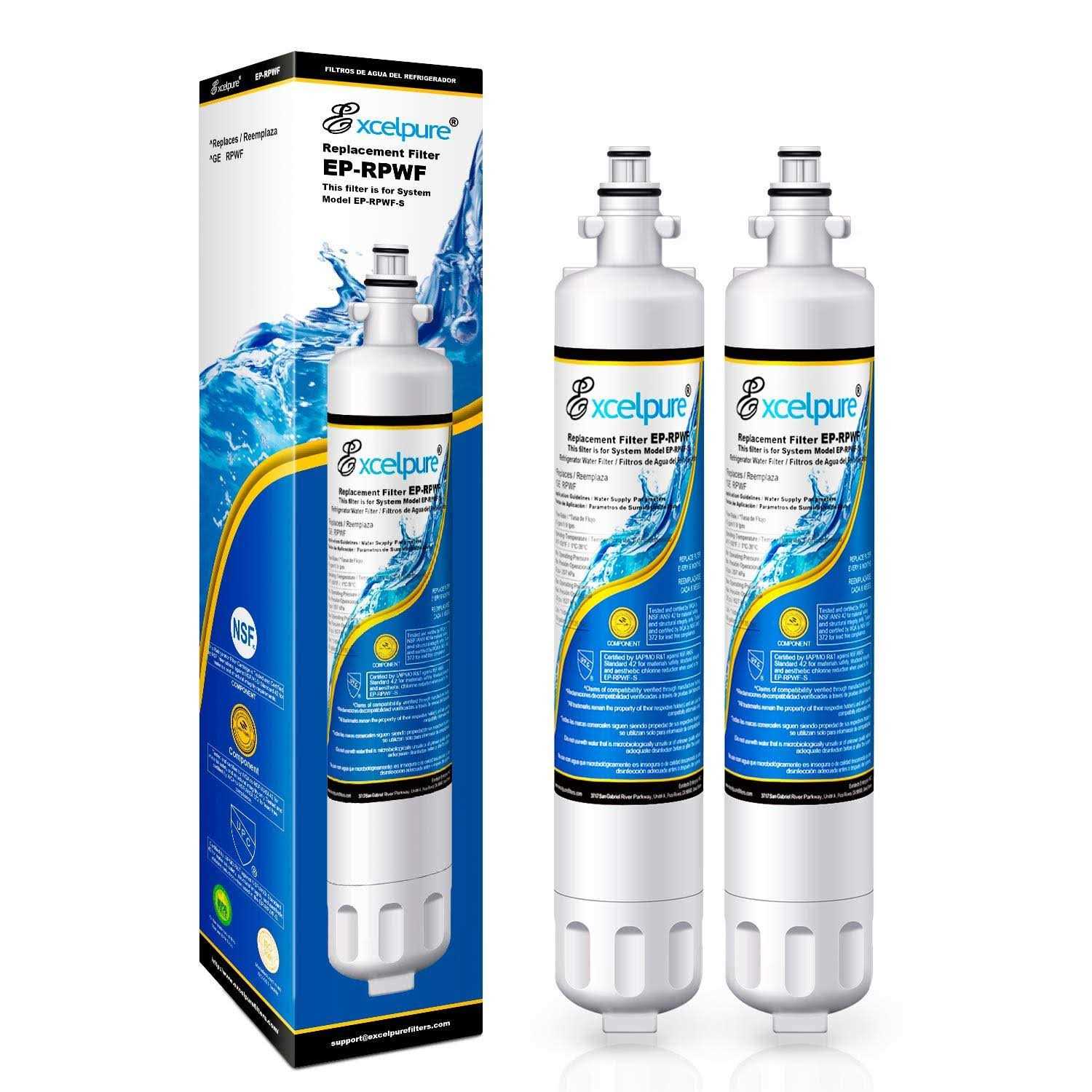 EXCELPURE RPWF Replacement for GE RPWF RWF1063 RWF3600A WSG-4 - Zenithce