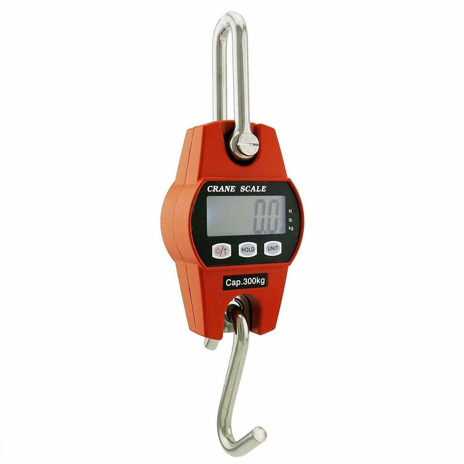 Outmate Digital Crane Scale 300kg/660lbs 200kg/440lbs with LED Handheld Mini Hanging Scale for Garage Farm Hunting - Zenithce