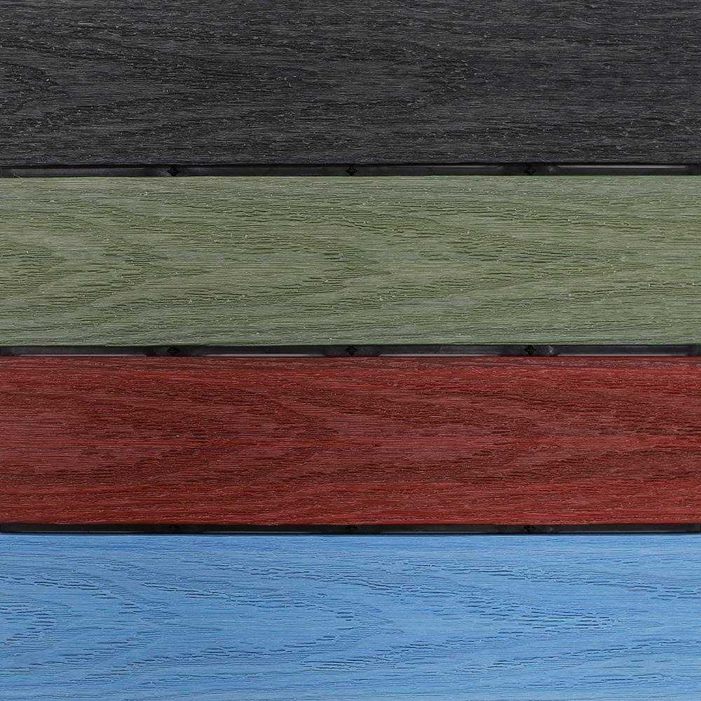 NewTechWood Ultrashield Naturale 1 ft. x 1 ft. Composite Quick Deck Outdoor Deck Tile Sample - Zenithce