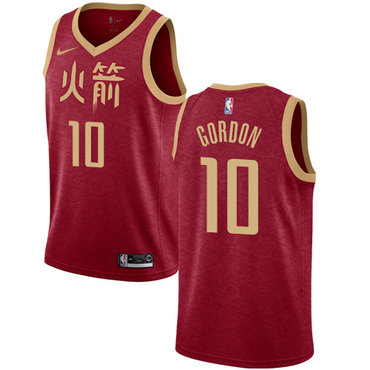 Rockets #10 Eric Gordon Red Swingman City Edition 2018-19 Jersey - Zenithce