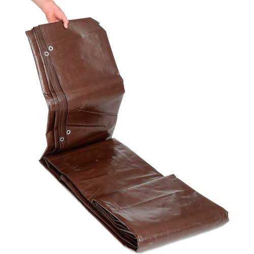 Global Industrial Super Heavy Duty 8 oz. Tarp Brown - Zenithce