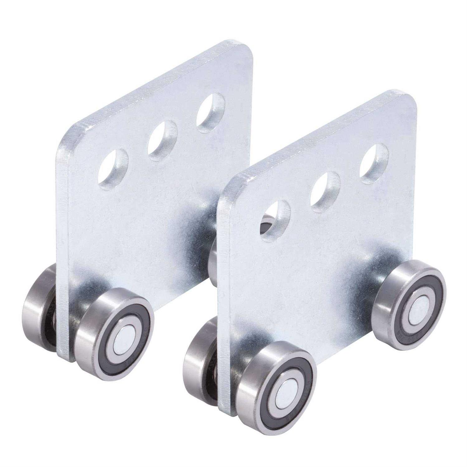 SKTREX 2pcs 4 Wheel Trolley Assembly Rollers Four Bearing Trolley Assembly for 1-58 Wide and All 1-58 or Taller Strut Channel - Zenithce