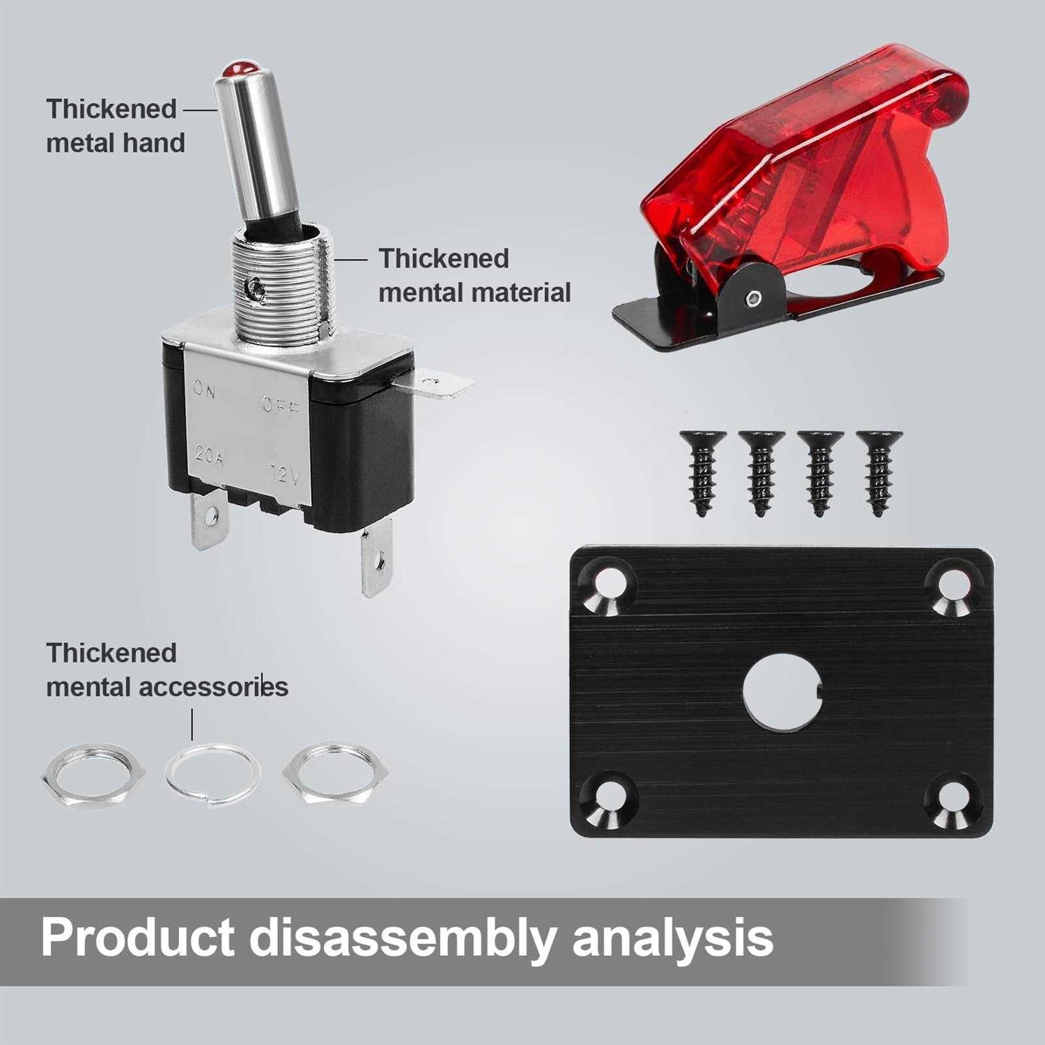 GUBCUB Terminal Block Set 7 Pieces 12 Position Dual Row Terminal Strip Electrical Barrier Wire Connector Block - Zenithce