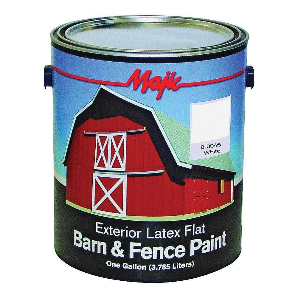 Majic Latex Flat Barn & Fence Paint - Zenithce