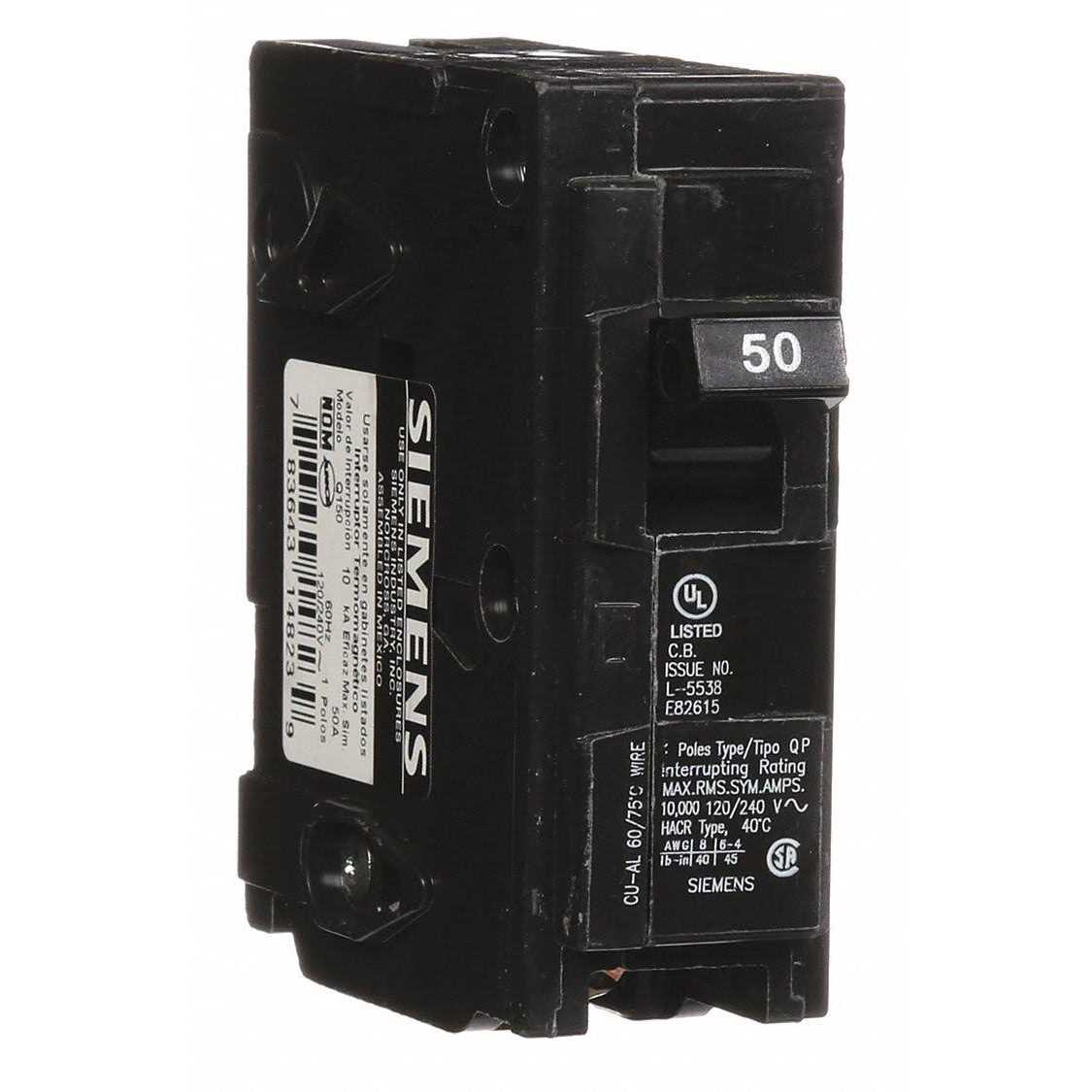 Q125 Siemens 25 Amp Circuit Breaker - Zenithce