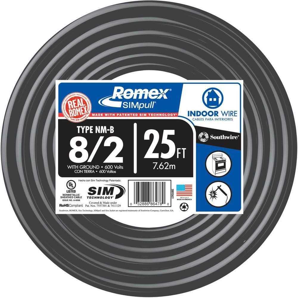 Southwire 25 ft. 14/3 MC Armored Cable 68582621 - Zenithce